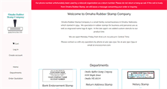 Desktop Screenshot of omaharubberstamp.net